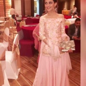 baby pink sharara